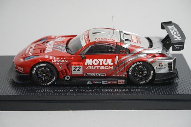 1:43 EBBRO 43958 Nissan MOTUL AUTECH Z SUPER GT 2007 Late Model #22