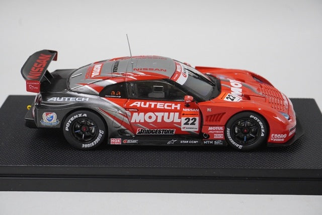 1:43 EBBRO 44128 Nissan MOTUL AUTECH GT-R Fuji Super GT500 #22 model car