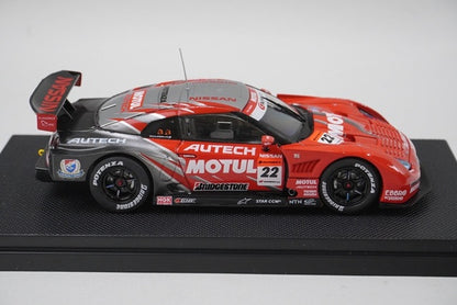1:43 EBBRO 44128 Nissan MOTUL AUTECH GT-R Fuji Super GT500 #22 model car