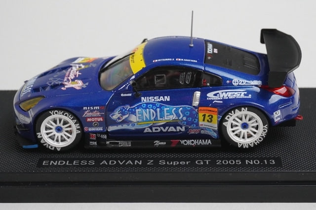 1:43 EBBRO 43702 Nissan Endless ADVAN Z SUPER GT 2005 #13 model car