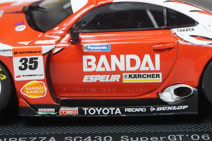 1:43 EBBRO 43807 Lexus Bandai Direzza SC430 Super GT 2006 #35