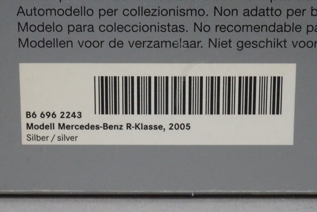 1:43 MINICHAMPS B66962243 Mercedes-Benz R Class 2005