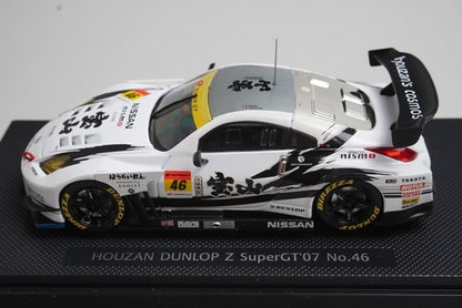 1:43 EBBRO 43924 HOUZAN DUNLOP Z Super GT 2007 #46 model car