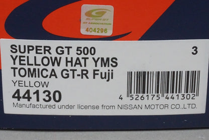 1:43 EBBRO 44130 Yellow Hat YSM Tomica GT-R Fuji Super GT500 #3