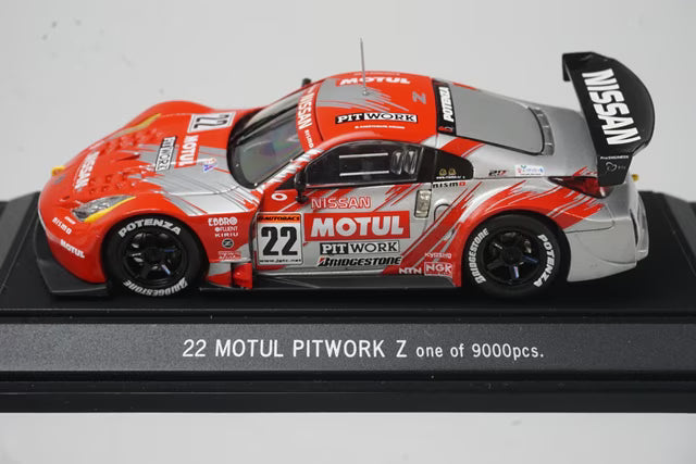 1:43 EBBRO 43572 Nissan MOTUL Pit Work Z JGTC 2004 #22