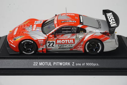 1:43 EBBRO 43572 Nissan MOTUL Pit Work Z JGTC 2004 #22