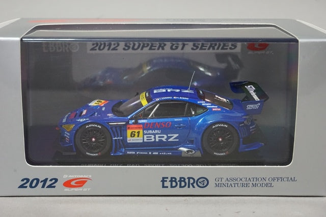 1:43 EBBRO 44750 Subaru BZR R&D Sports SGT300 2012 #61