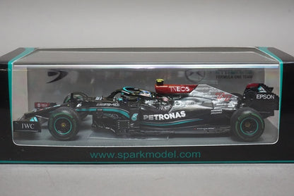 1:43 SPARK S7681 Mercedes AMG PETRONAS F1 Team W12 Turkish GP Winner 2021 #77