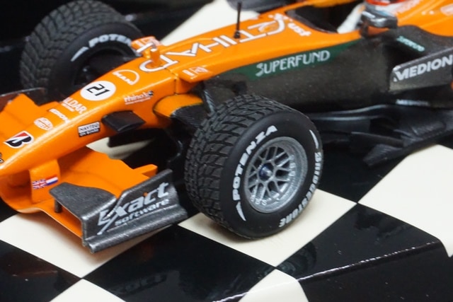 1:43 MINICHAMPS 400070120 Spyker F8-VII European GP Nurburgring 2007 #21