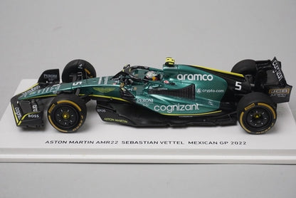 1:43 SPARK NKN01 Aston Martin AMR22 SV Mexican GP 2022 #5 Sebastian Vettel SEVEN COLLECTION