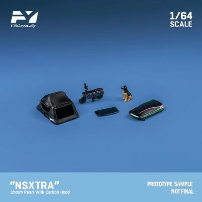 FY64018 Finclassically 1:64 NSX TRA Colorful chrome Deluxe version