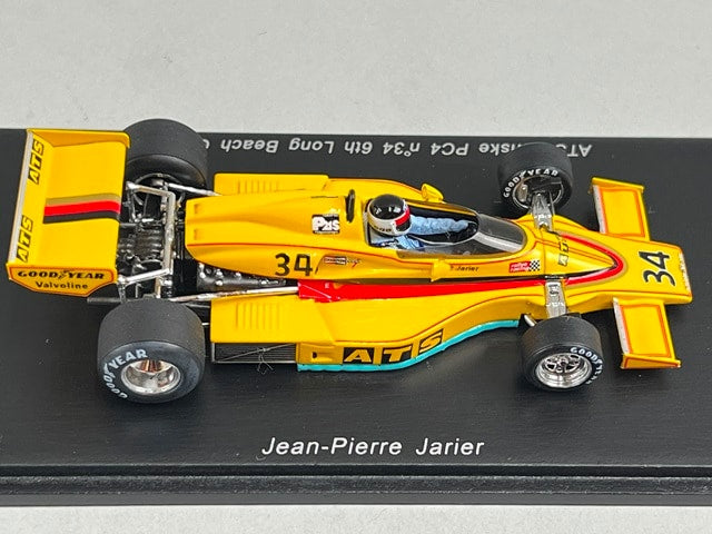 1:43 SPARK S3371 ATS-Penske PC4 Long Beach GP 1977 #34 Jean-Pierre Jarier