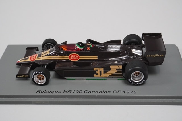 1:43 Spark S5750 Lebark HR100 Canadian GP 1979 #31 H. Lebark model car