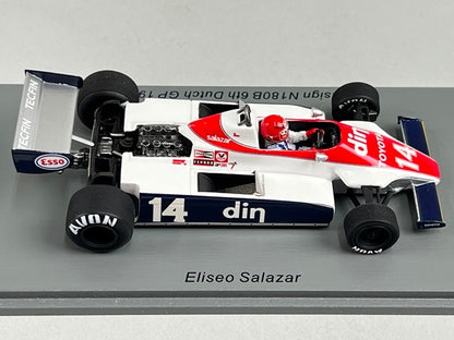 1:43 SPARK S3948 Ensign N180B Dutch GP 1981 #14