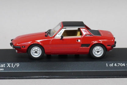 1:43 MINICHAMPS 430121660 Fiat X 1/9 1872-78 Red