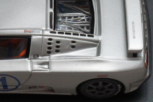 1:43 MINICHAMPS 430102115 Bugatti EB 110 Super Sport Silver