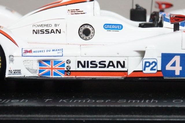 1:43 SPARK S2533 Zytek Nissan Graves Motorsports LM 2011 Winner LMP2 Class #41