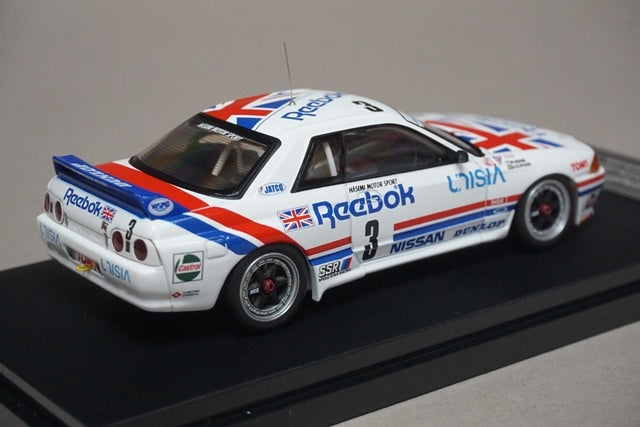 1:43 HPI 8608 Nissan Leabook Skyline GT-R JTC Tsukuba 1991 #3 model car