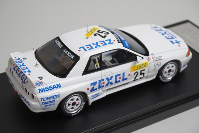 1:43 HPI 8001 Nissan ZEXEL Skyline SPA 24H 1991 #25 model car