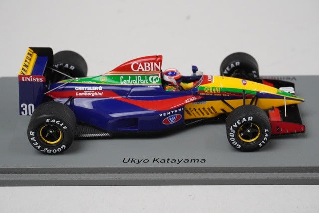 1:43 SPARK S6967 Venturi Larousse Lamborghini LC92 South African GP 1992 #30 model car