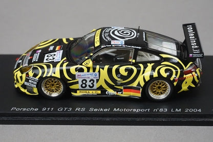 1:43 SPARK BAM002 BAM Porsche 911 GT3 RS Seikel Motorsport Le Mans 2004 #83
