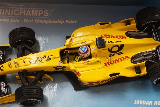 1:43 MINICHAMPS 518024310 Jordan Honda EJ12 Japanese GP 2002 #10 Takuma Sato