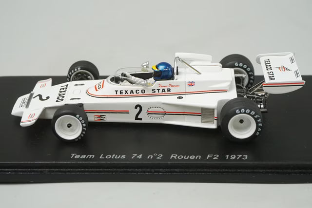1:43 SPARK S1776 Team Lotus 74 Rouen F2 1973 #2 Ronnie Peterson