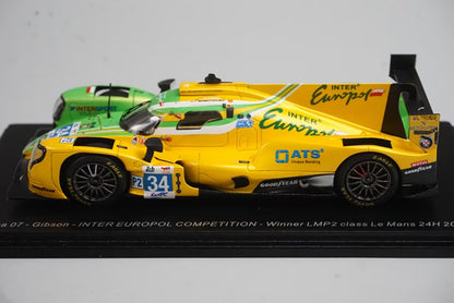 1:43 SPARK S8744 Oreca 07 Gibson Inter Europol Competition Le Mans Class winner 2023 #34
