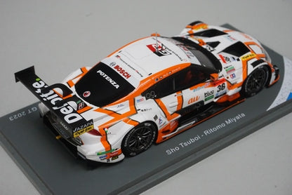 1:43 SPARK 43SGT2023 Toyota au TOM'S GR Supra TGR GT500 Super GT 2023 #36 Champion board included model car