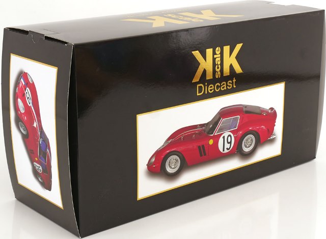 KKDC120125 KK scale 1:12 Ferrari 250 GTO 1962 2nd 24h Le Mans 1962 #19