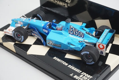 1:43 MINICHAMPS 400010008 Benetton Renault Sport B201 #8 J.Button model car