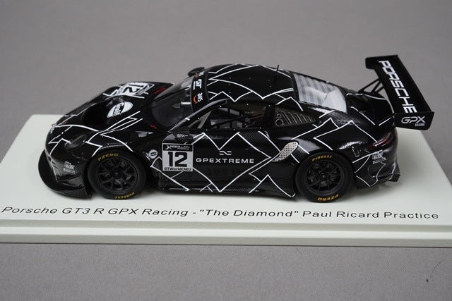 1:43 SPARK SP325 Porsche GT3 R GPX Racing "The Diamond" Paul Ricard Practice #12