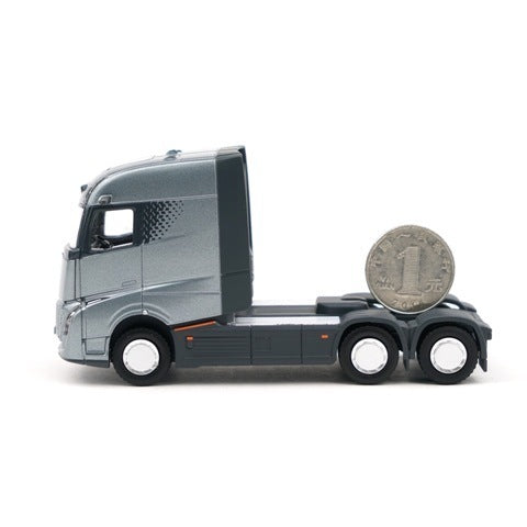 [ Pre-order ] CH004-5 拓意 XCARTOYS 1:64 Geely YangCheng XingHan H Silver Geely Farison Homtruck (Trailer Head) Metallic Gray