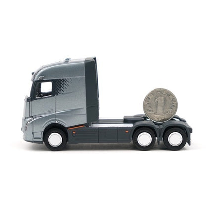 [ Pre-order ] CH004-5 拓意 XCARTOYS 1:64 Geely YangCheng XingHan H Silver Geely Farison Homtruck (Trailer Head) Metallic Gray