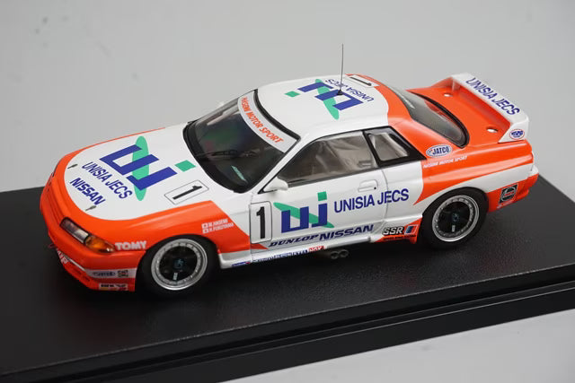 1:43 HPI 8610 Nissan Unisia Jex Skyline GT-R JTC Suzuka 1993 #1 model car