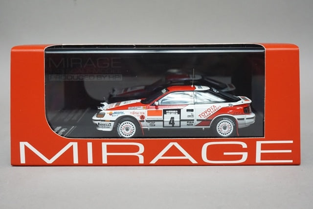 1:43 HPI 8573 Mirage Toyota Celica GT-Four 1000 Lakes 1990 #4 model car