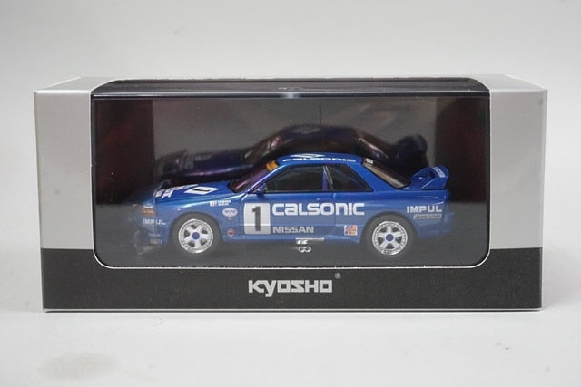 1:43 KYOSHO 03225C Nissan Skyline GT-R (BNR32) Calsonic #1 model car