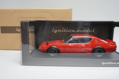 1:18 ignition model IG1845 Nissan Skyline 2000 GT-R (KPGC110) Red model car