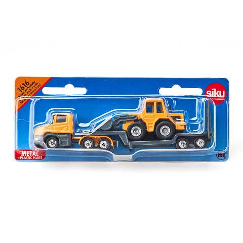 SK1616 SIKU Wheel Loader Transport Trailer