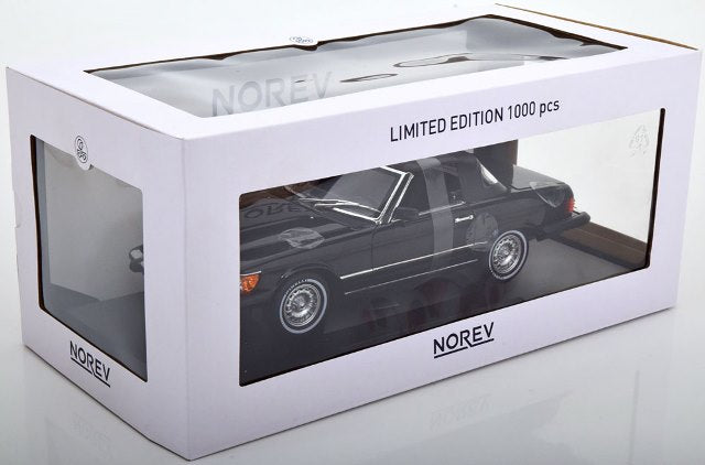 [ Pre-order ] 183724 NOREV 1:18 Scale Mercedes 450SL R107 US-Version American Gigolo 1979 Black MODELISSIMO Custom Order