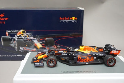 1:18 Spark 18S593 Red Bull Racing Honda RB16 Spanish GP 2nd 2021 #33 M.Verstappen