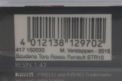 1:43 MINICHAMPS 417150033 Scuderia Toro Rosso Renault STR10 2015 #33 model car