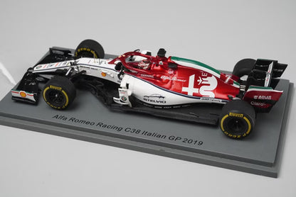 1:43 Spark S6097 Alfa Romeo Racing C38 #7 K. Raikkonen, Italian GP 2019