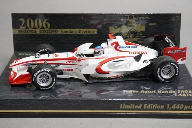 1:43 MINICHAMPS 409060022 Suzuka Legend Super Aguri Honda SA05 2006 #22 model car