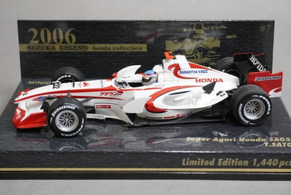 1:43 MINICHAMPS 409060022 Suzuka Legend Super Aguri Honda SA05 2006 #22 model car