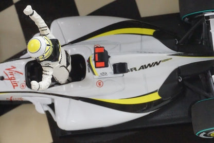1:43 MINICHAMPS 400090122 Brown GP BGP 001 Australian GP 2009 #22 J. Button model car