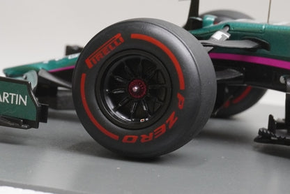 1:18 Spark 18S598 Aston Martin AMR21 Azerbaijan GP 2nd 2021 #5 S.Vettel model car