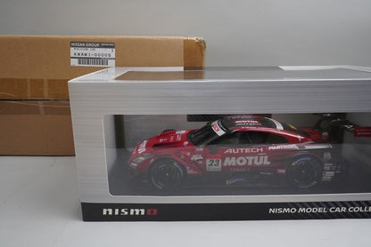 1:18 KYOSHO KWAM100005 Nissan NISMO Motul Autech GT-R Super GT GT500 2021 #23 model car