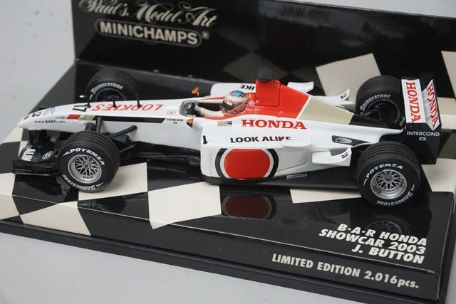 1:43 MINICHAMPS 400030087 BAR Honda Show Car 2003 #17 J. Button