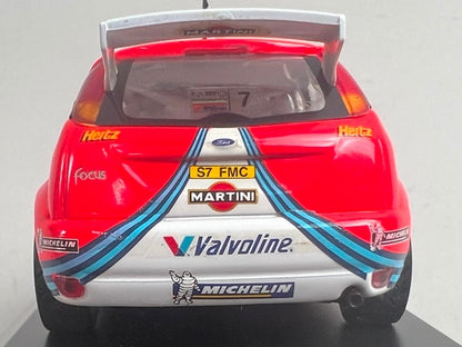 1:43 MINICHAMPS 430998807 Ford Focus WRC Portugal Rally 1999 #7 C. McRae N. Grist model car